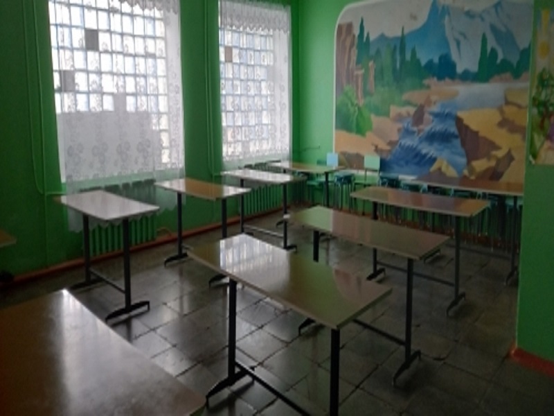 обеденный зал школы